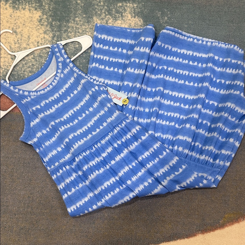Blue Striped maxi dress